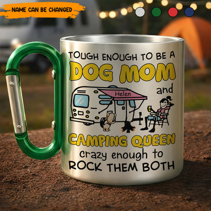 Camping Queen – Personalized Camping Carabiner Mug