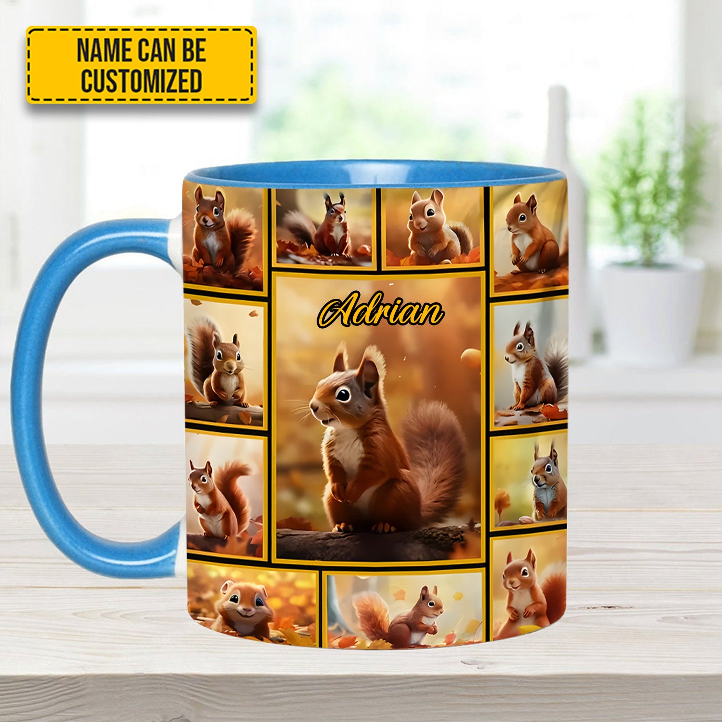 Squirrel Collection - Personalized Accent Mug