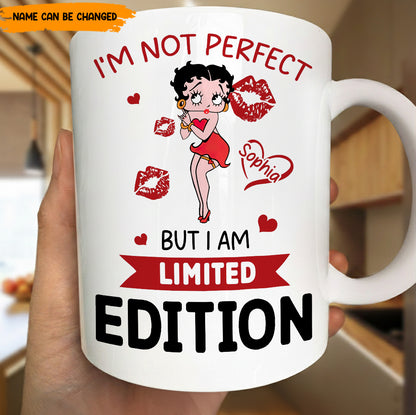 I'm Not Perfect But I Am Limited Edition - Personalized White Mug