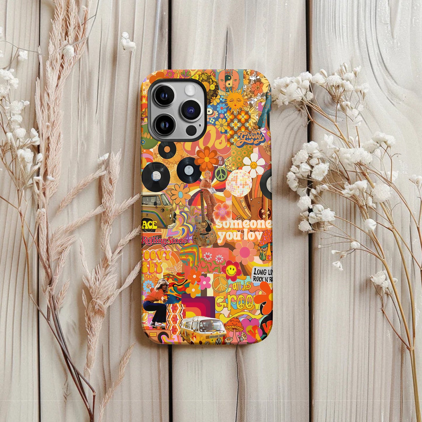 Groovy – 70s Retro Vibes Phone Case