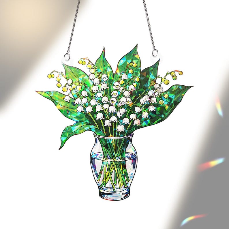 Lily of the Valley Acrylic Ornament Decor