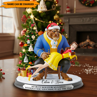 Naughty Holiday Love – Personalized Funny Couple Plaque