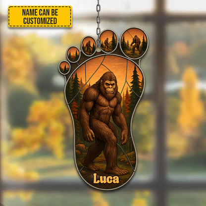 Bigfoot Footprint – Personalized Bigfoot Acrylic Window