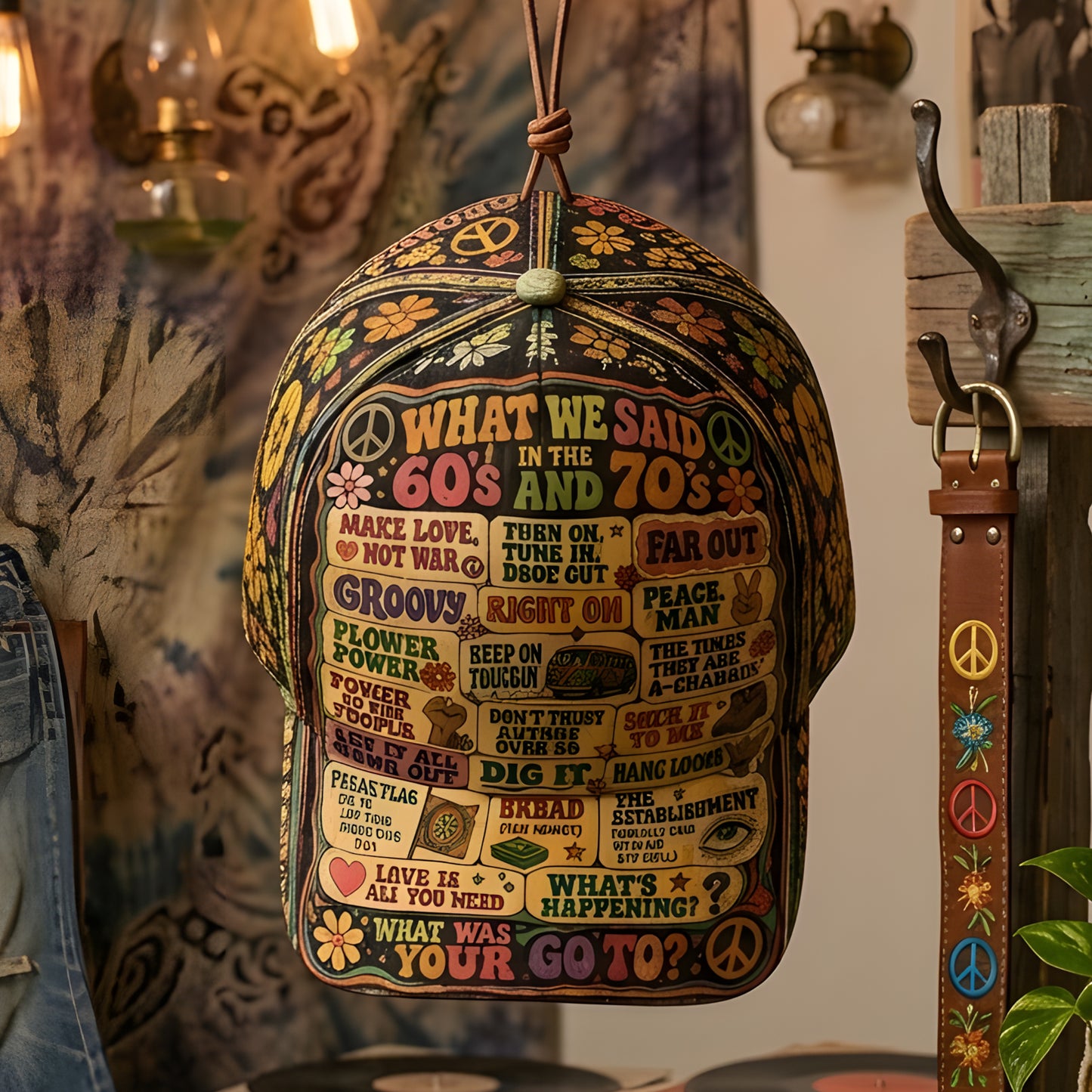 Groovy Dictionary - Personalized Hippie Classic Cap