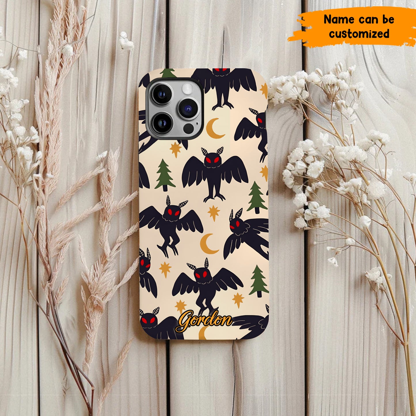 Cute Mothman Pattern - Personalized Phone Case