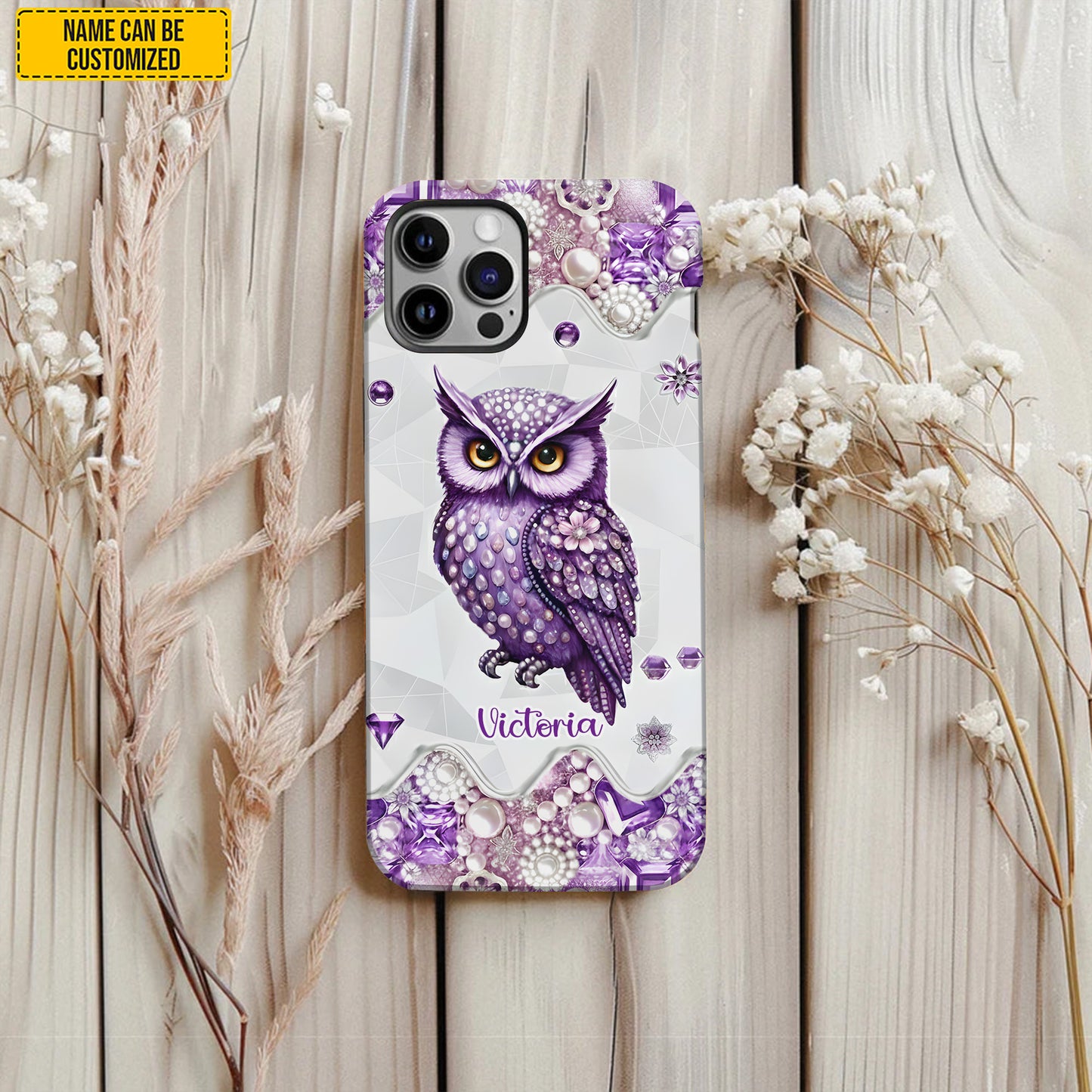Owl Beautiful - Personalized Owl Phone Case