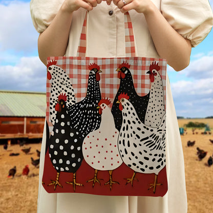 Farmhouse Chicken Tote Bag