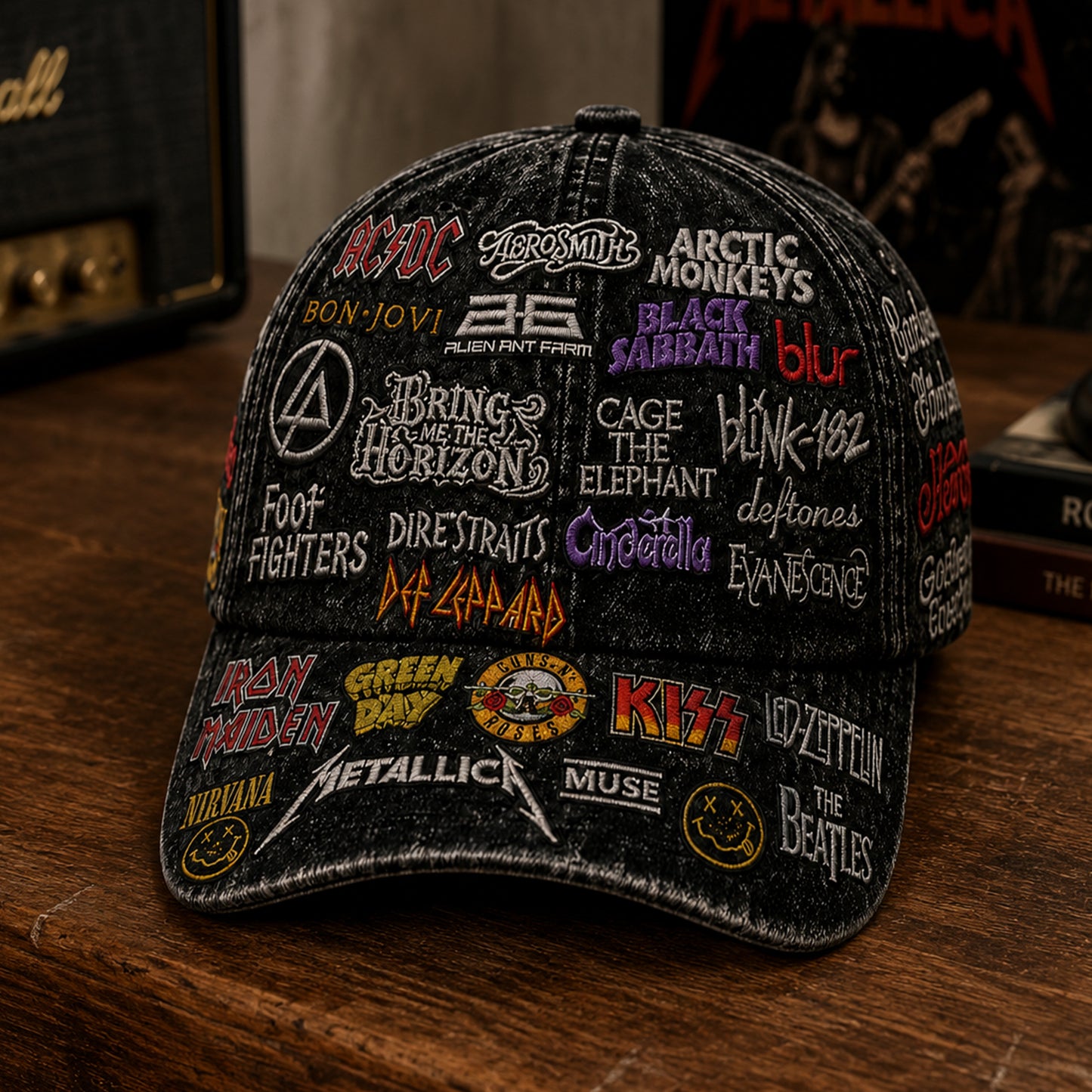 Legends Never Die – Vintage Rock Band All-Over Print Classic Cap