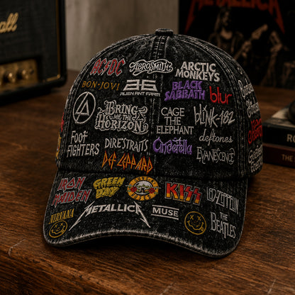 Legends Never Die – Vintage Rock Band All-Over Print Classic Cap