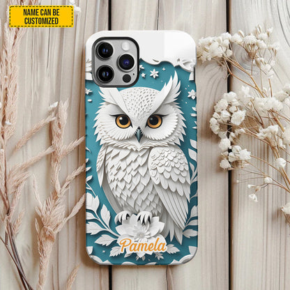 Personalized Cute Owl Phone Case