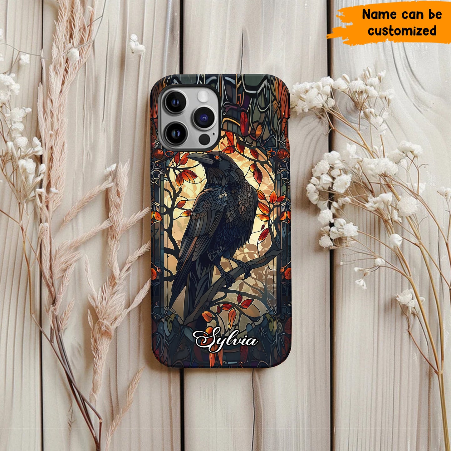 Personalized Raven Phone Case