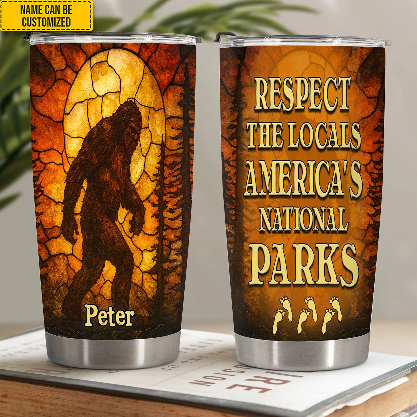 Fall Legend - Personalized Bigfoot Tumbler