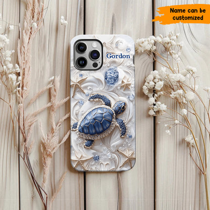 Love Turtle - Personalized Turtle Phone Case