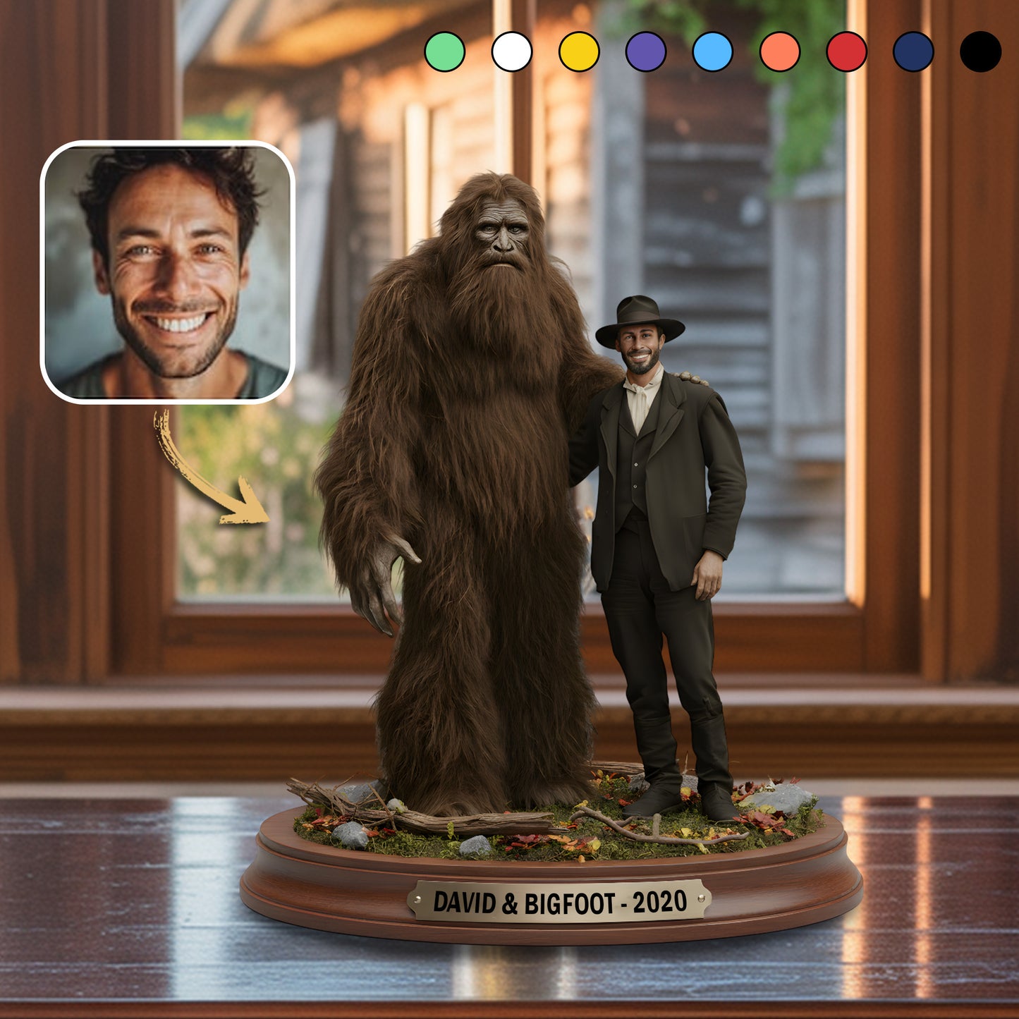 My Hairy Bestie – Personalized Best Friend Acrylic Plaque