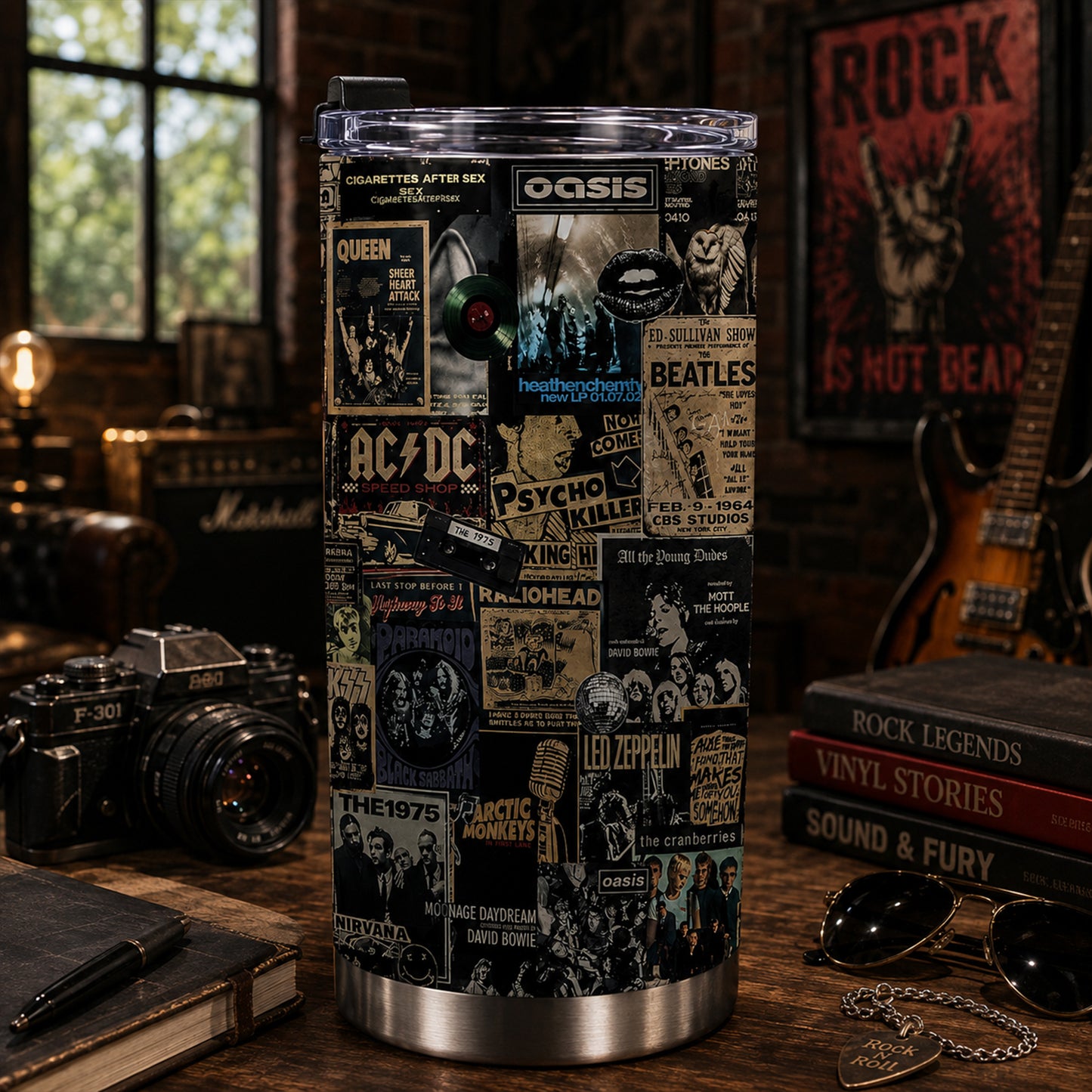 Rock Lovers - Classic Rock Legends Tumbler Version 8