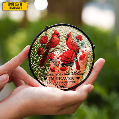 Personalized Cardinal Memorial Suncatcher