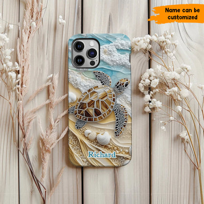 Love Turtle - Personalized Turtle Phone Case