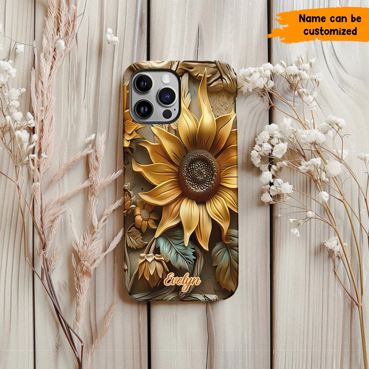 Sunflower Phone Case - Personalized Phone Case
