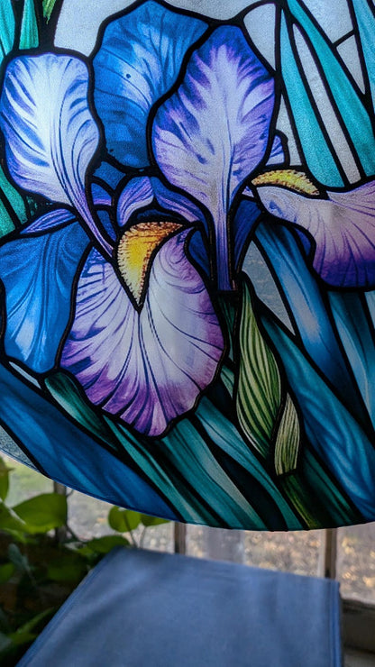 Blue Iris Window Hanging Acrylic