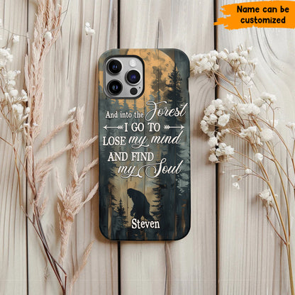 Into the Woods - Personalized Bigfoot Phone Case