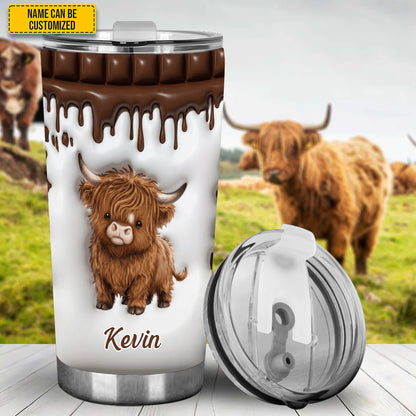 A Wise Woman - Personalized Cow Tumbler