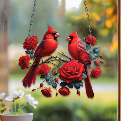 Cardinal Memorial Acrylic Window