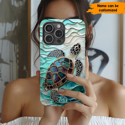 Personalized Sea Turtle Ocean Phone Case