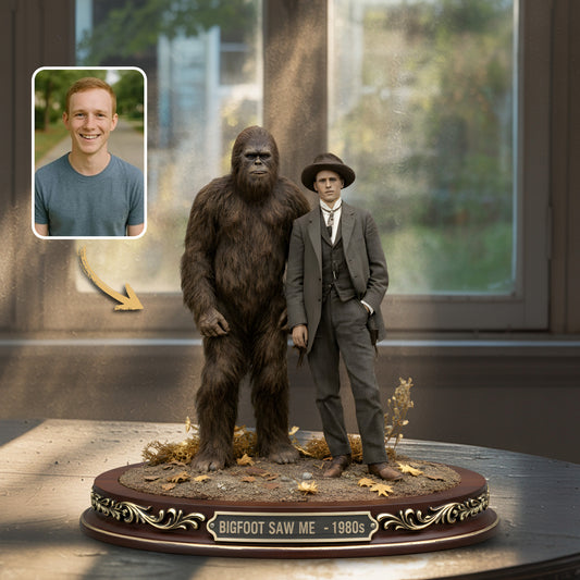 Me & My Hairy Buddy – Personalized Bigfoot Acrylic Plaque