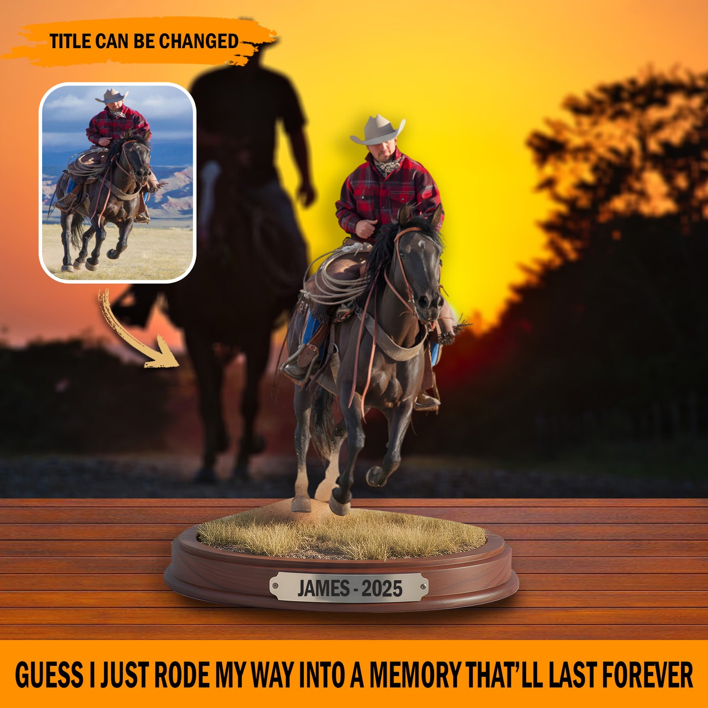Trophy Ride – Personalized Photo Acrylic Plaque