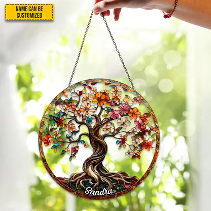 Personalized Tree of Life Acrylic Window