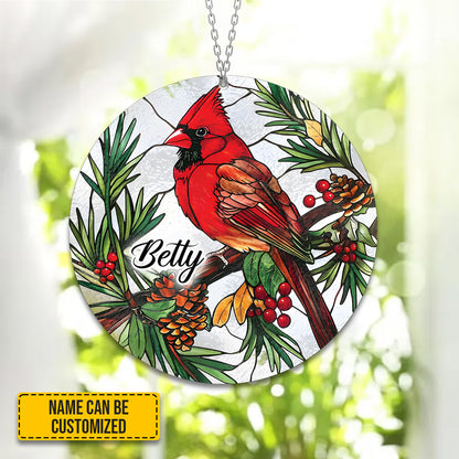 Cardinal From Heaven – Personalized Cardinal Acrylic Window