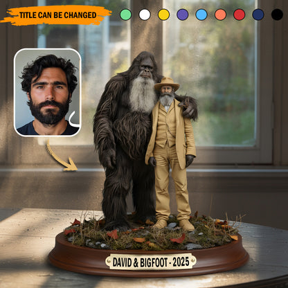 Bigfoot & Me – Personalized Best Friend Acrylic Plaque