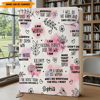 Personalized Affirmation Leather Journal