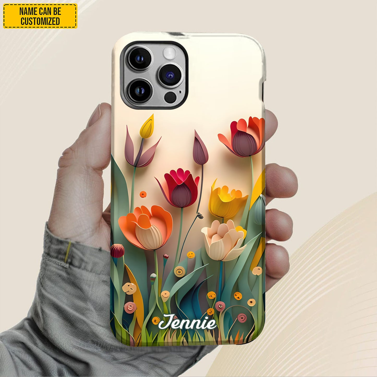 Love Flowers - Personalized Phone Case