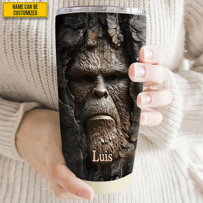 Grump in the Woods – Personalized Funny Bigfoot Tumbler