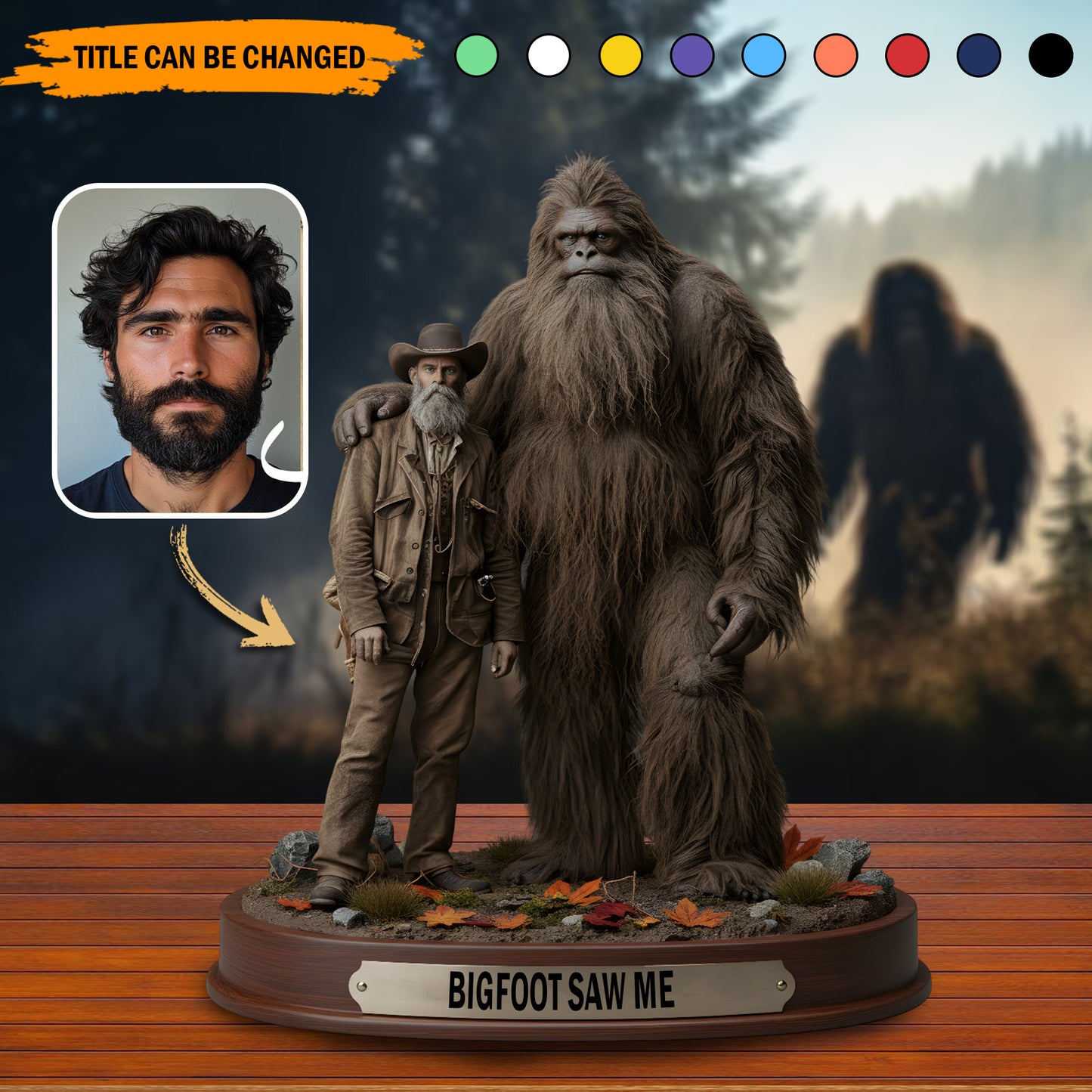 My Legendary Buddy – Personalized Bigfoot Friendship Acrylic Plaque