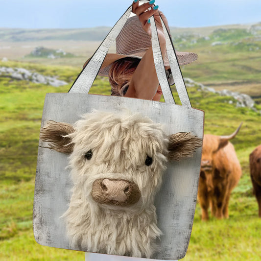 Cute Highland Cow Tote Bag