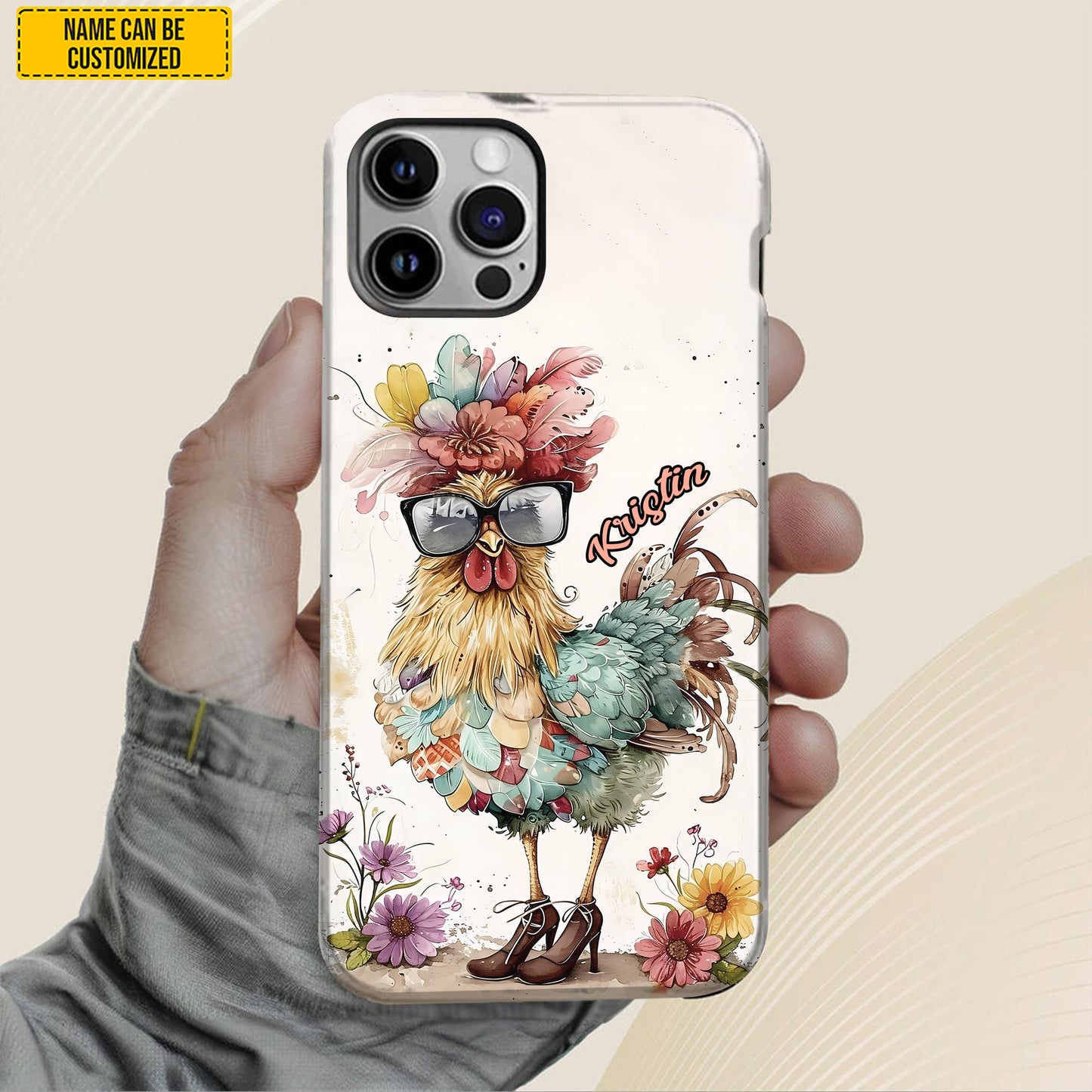 Personalized Funny Chicken Phone Case