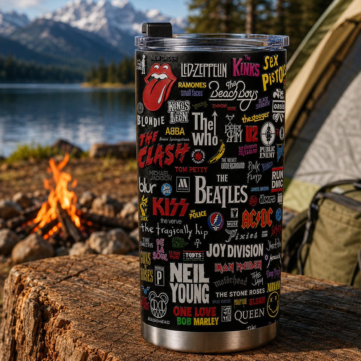 Rock Lovers - Classic Rock Legends Tumbler Version 18