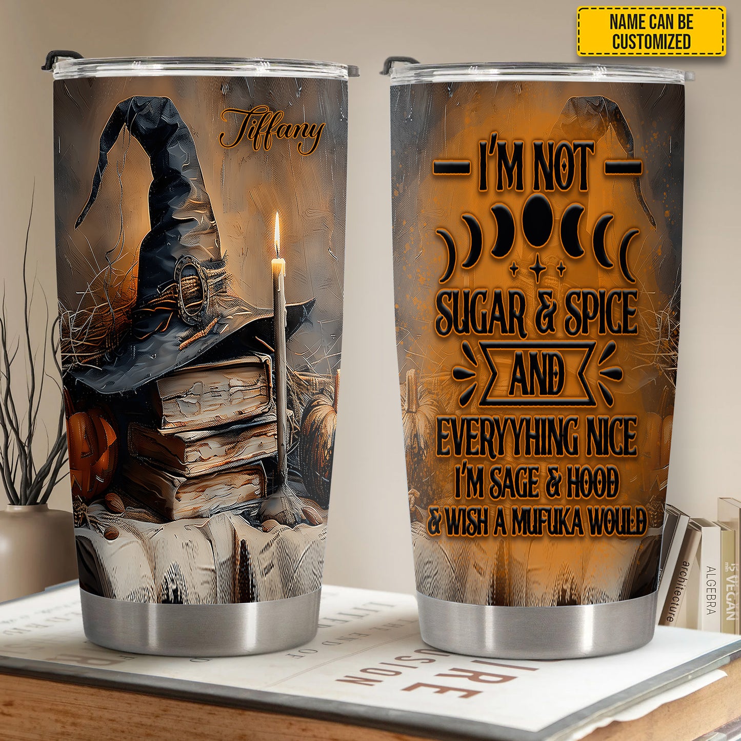Personalized Witchy Vibes Tumbler