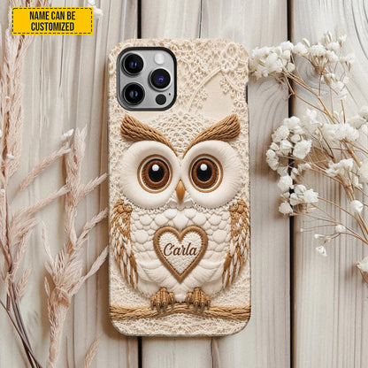 Personalized Cute Owl Phone Case