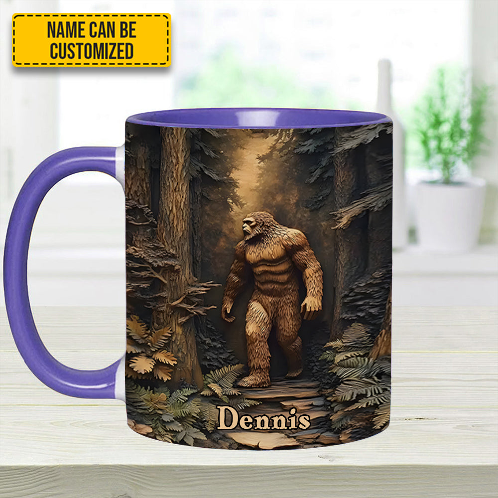 Legend in the Trees – Personalized Sasquatch Accent Mug