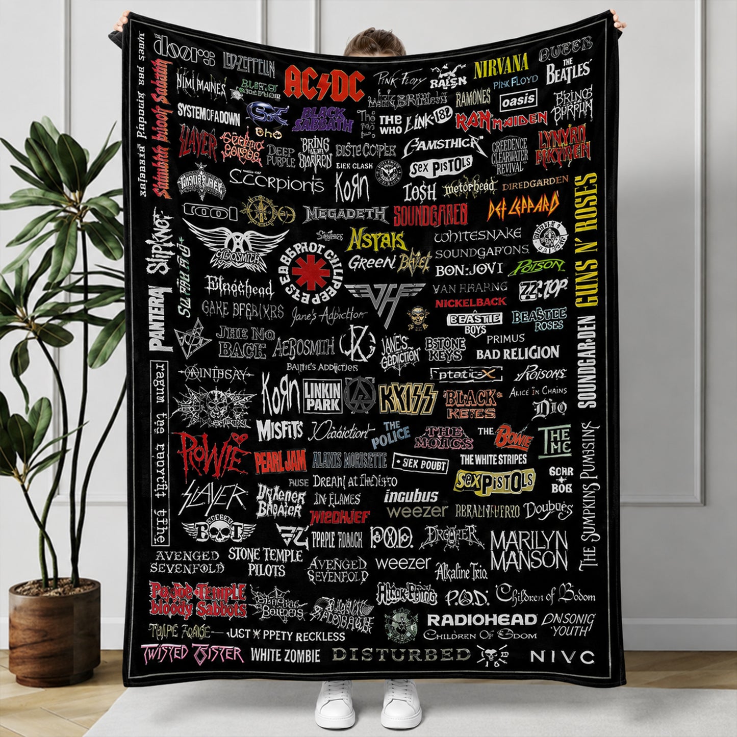 Rock Lovers - Classic Rock Legends Blanket Version 4
