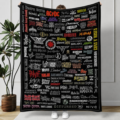 Rock Lovers - Classic Rock Legends Blanket Version 4