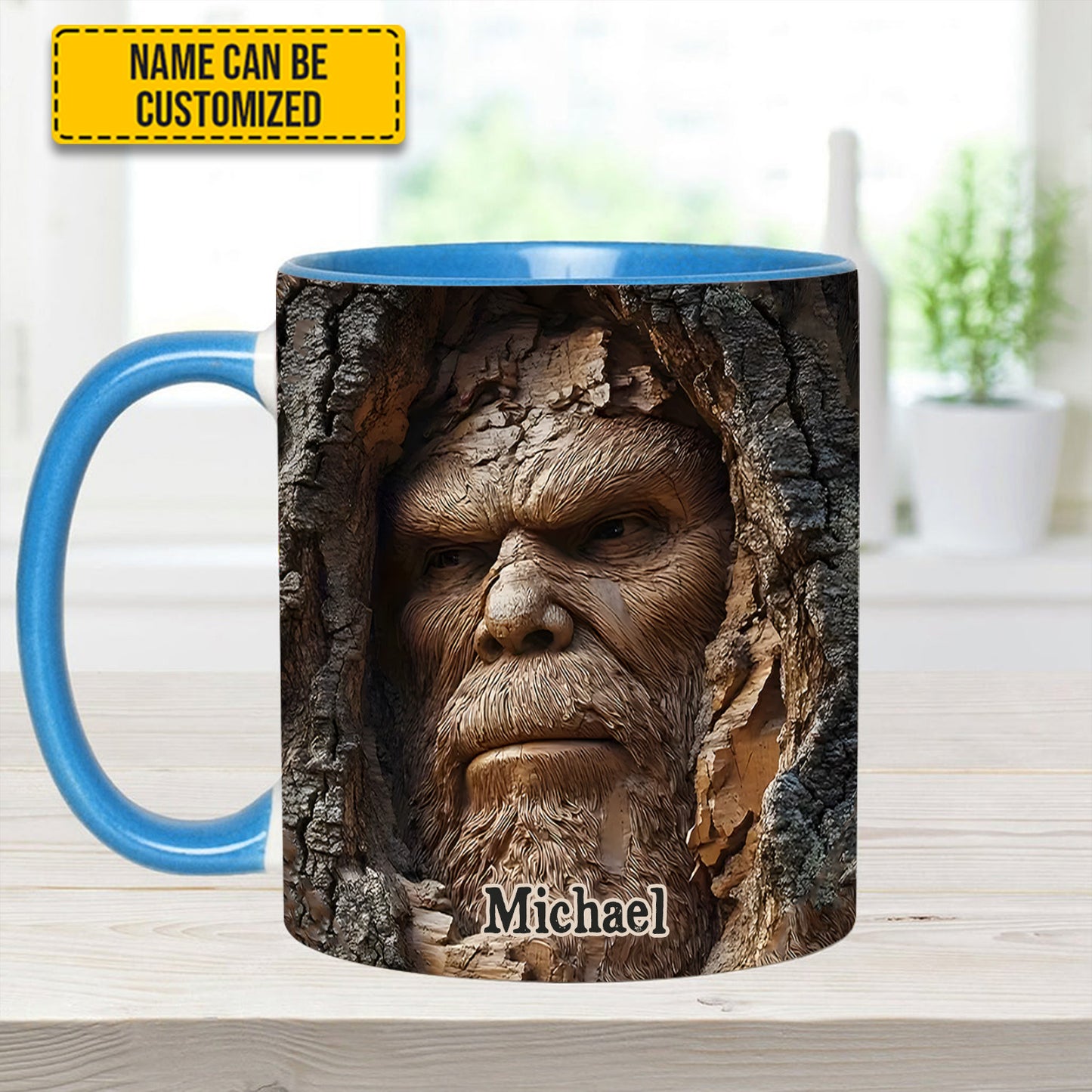 Forest Guardian – Personalized Bigfoot Accent Mug
