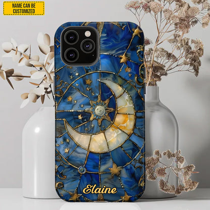 Personalized Moon & Stars Phone Case