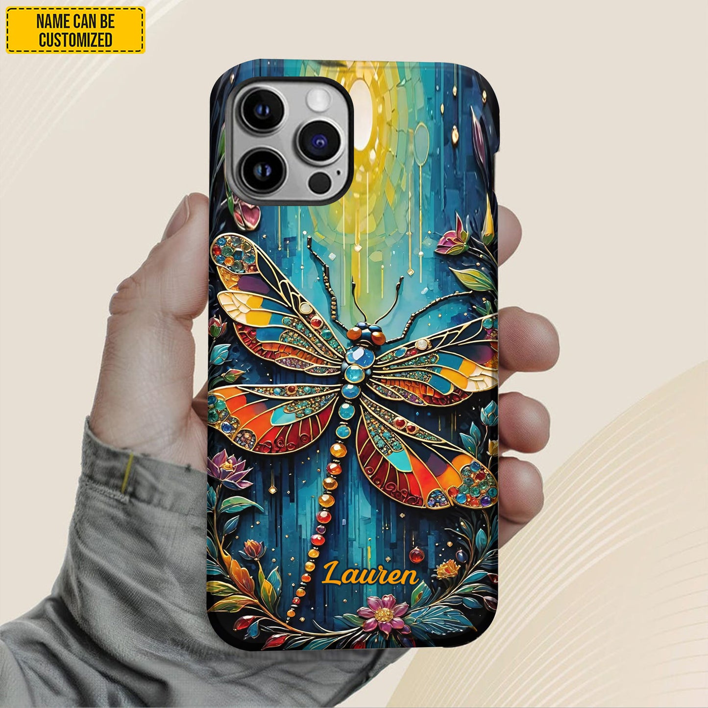 Personalized Dragonfly Phone Case