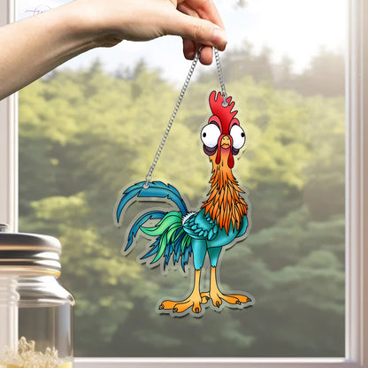 Chicken Cute Acrylic Window Hanging