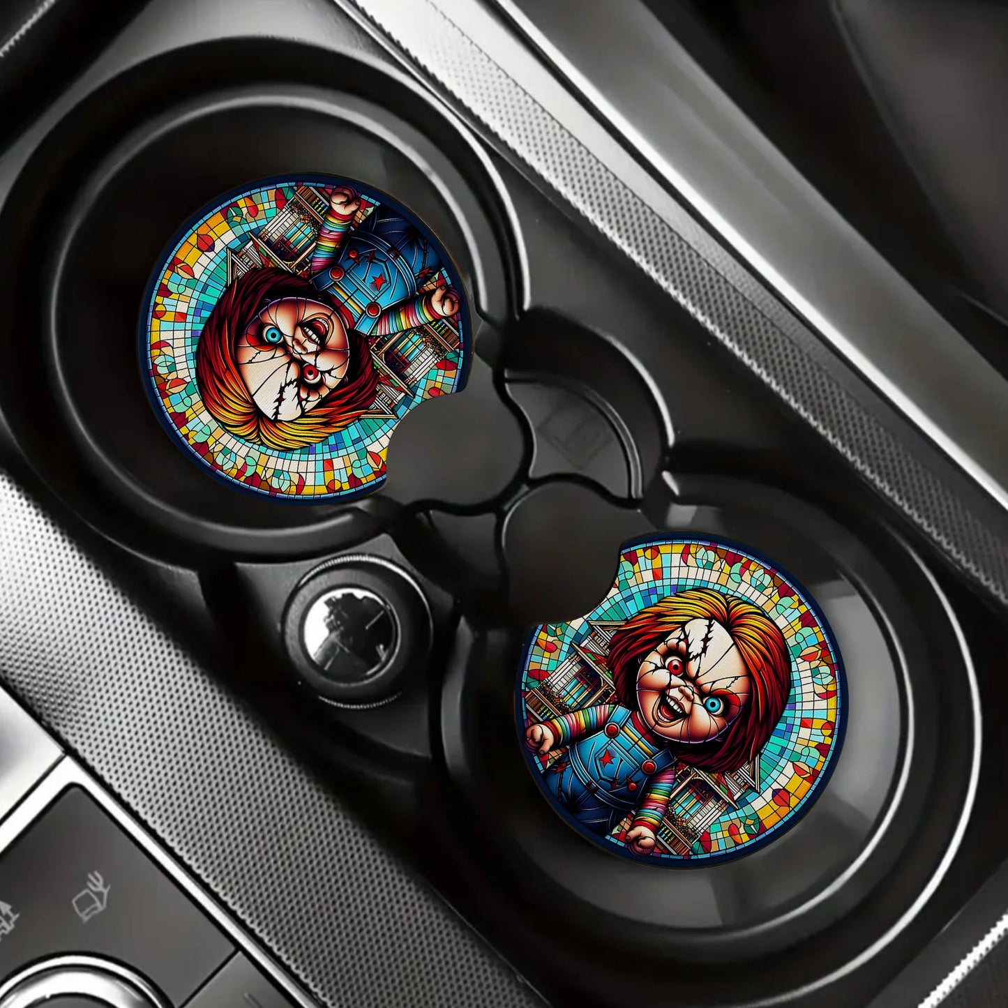 Haunted Night Car Coaster