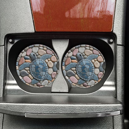 Sea Turtles Mini Decorative Car Coaster